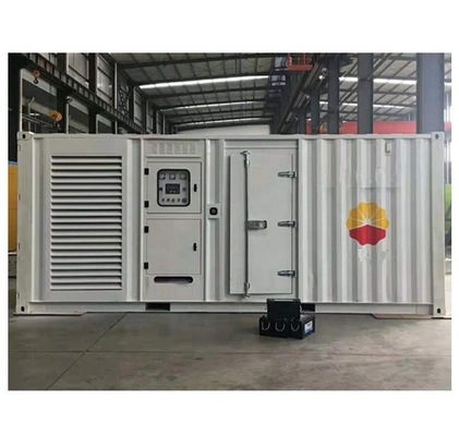 Schalldichte Perkins Diesel Generator Containerized With Maschine 4008TAG2A 1MW 1250kva