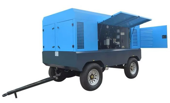 Ingersoll Rand 550cfm 350cfm 12barer Dieselmotor, tragbarer Luftkompressor für die Felsbohrung