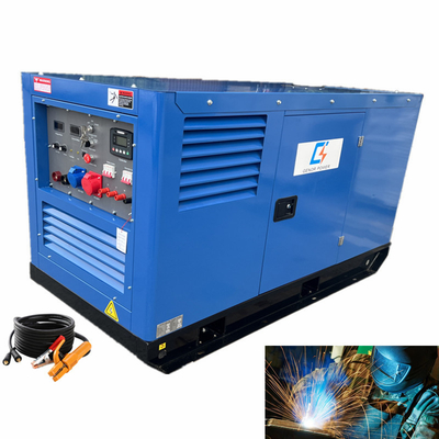 Schweißmaschine mit Mobilanhänger 800A 400A 430A 500Amp Dieselmotor 2 x 2 Personen Schweißgenerator