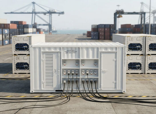 Heavy Duty Marine Deck Power Pack 460V Reefer Stecker Steckdosen Dieselgenerator Thermo King Genset für Reefer Container Kaltkettenlogistik