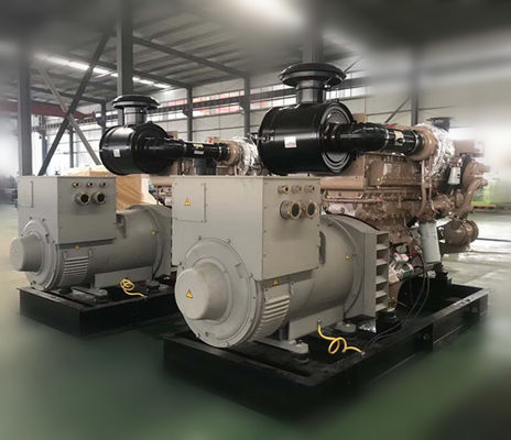 Cummins KTA19-DM Motor 300 kW Marine Diesel Generator Set