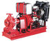 Wasserpumpe des Roheisen-Hochdruck-Dieselmotors 50kw für das einzelne Stadium der Feuerbekämpfung rostfrei