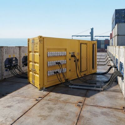 Träger Transicold GENOR POWER GCO500 Stille geschlossene Dieselmotor-Powerpack 40 Steckdosen Gensets für Reefer-Container